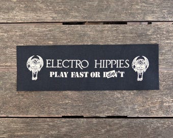 Electro Hippies strip patch - canvas 20cm x 5cm