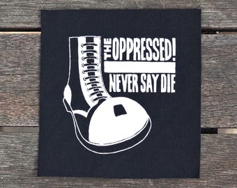 The Oppressed canvas patch