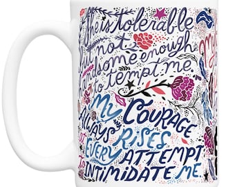 Pride and Prejudice Book Mug: Jane Austen Gift for Book Lovers