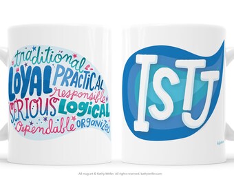 ISTJ Mug Introvert Gift MBTI Mug Myers Briggs Gift Personality Quiz Gift Personality Gift Mug Mental Health Gift For Mediator