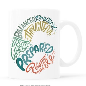 Enneagram 6 The Loyalist Number Shaped Personality Traits Mug