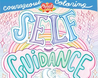 Self Guidance Coloring Book - Self Care Adult Coloring Book - Self Love Therapy - Self Help Therapy - Coloring Therapy - Self Esteem Therapy