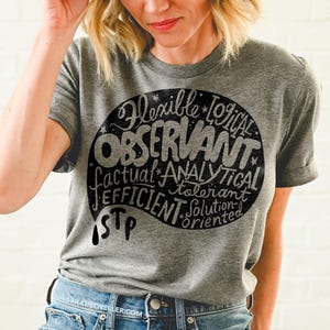 ISTP t-shirt - MBTI personality type t-shirt - Myers Briggs t-shirt - ISTP personality attributes shirt - Personality shirt - Introvert gift