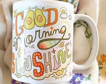 You Are My Sunshine Avocado Lover Gift Morning Sunshine Gift Sunshine Mug Happy Coffee Mug Cute Avocado Gift Good Morning Sunshine