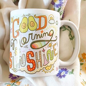 You Are My Sunshine Avocado Lover Gift Morning Sunshine Gift Sunshine Mug Happy Coffee Mug Cute Avocado Gift Good Morning Sunshine image 1