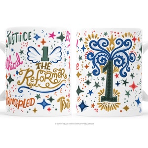 Enneagram Type 1 The Reformer Personality Type 1W2 1W9 Enneagram Type 1 Wing 2 Type 1 Wing 9 Shop Kathy Weller Personality Type Mug