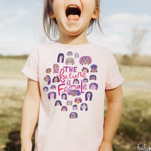 The Future Is Female Toddler, The Future Is Female Kids Shirt, Resist Kids Shirt, Feminist Shirt Kids, Child Feminist Shirt, Kid Feminist