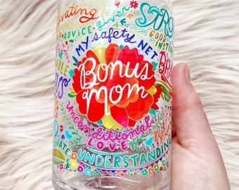 Bonus Mom soda can glass, Mom soda can glass, Mom gift