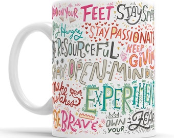 Inspirational Saying Mug Motivational Mug Positive Messages Mug Inspirational Quote Stay Positive Self Care Gift  Positive Quotes