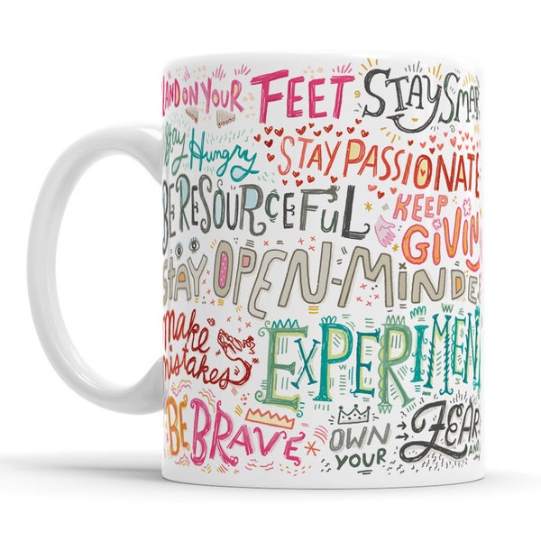 Inspirational Saying Mug Motivational Mug Positive Messages Mug Inspirational Quote Stay Positive Self Care Gift  Positive Quotes