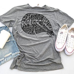 ESTJ Personality T-Shirt: Hand-Lettered MBTI Attributes
