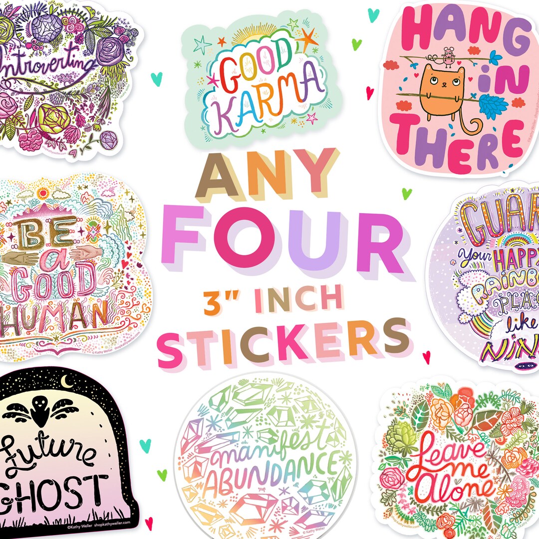4 Stack Sticker Four 3