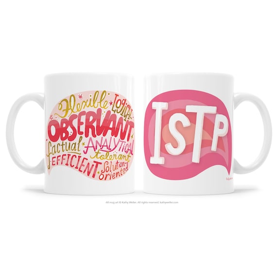 ISTP Gift Introverting Mug MBTI Gift Psychology Mug Personality Gift Myers Briggs Test Gift of Insight Inspiration Mug