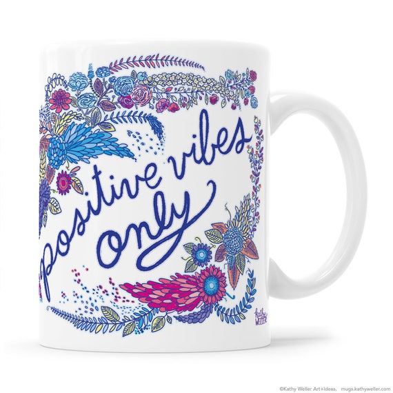 Inspirational Mug, Motivational Mug, Positive Affirmation Gift, Positive Energy, Law Of Attraction, Mental Health Support, Positive Vibes