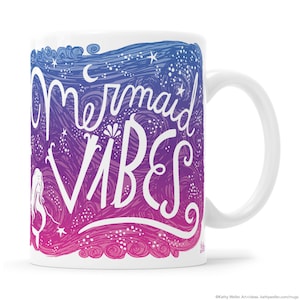 Mermaid Vibes, Mermaid Mug, I'm a Mermaid, Mermaid Gifts, Mermaid Coffee Mug, Mermaid Goals, Moonlight Mermaid, Mermaid Girl, Mermaid Stuff, image 1