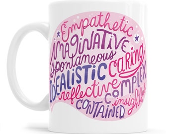 Socially Awkward INFP Gift MBTI Gift Introvert Mug Emotional Support Myers-Briggs Shhh infp Mug Introverts Unite Personality Mug INFP