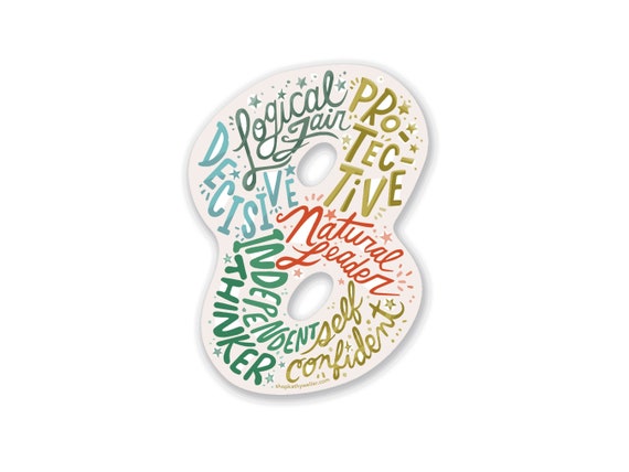 Enneagram Type Four 3 Vinyl Sticker Decal