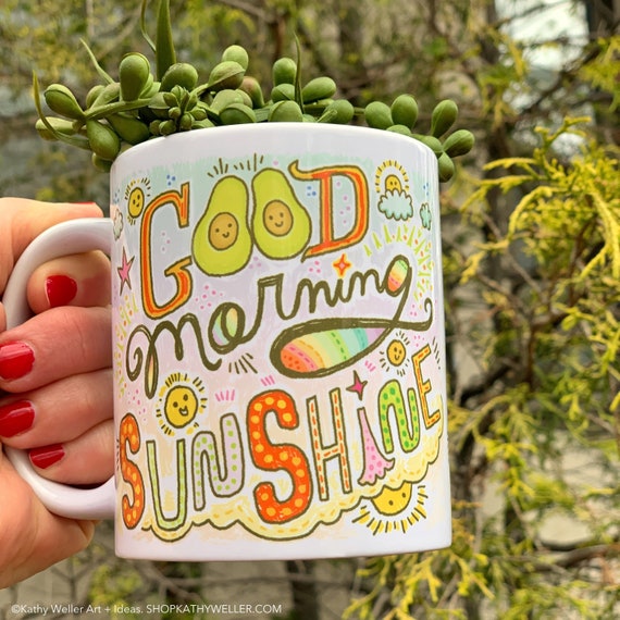 You Are My Sunshine Avocado Lover Gift Morning Sunshine Gift Etsy