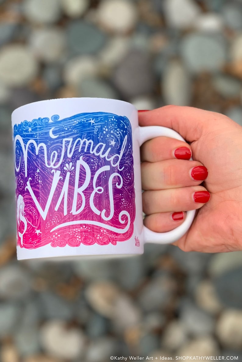 Mermaid Vibes, Mermaid Mug, I'm a Mermaid, Mermaid Gifts, Mermaid Coffee Mug, Mermaid Goals, Moonlight Mermaid, Mermaid Girl, Mermaid Stuff, image 4