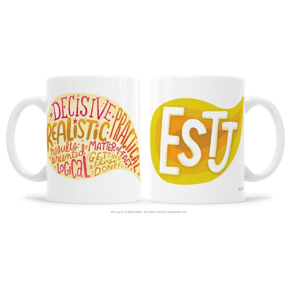 ESTJ Extrovert Gift MBTI Gift BFF Gift Support Mug Friendship Mug Best Friend Gift Myers Briggs Gift Motivational Mug Inspirational Gift