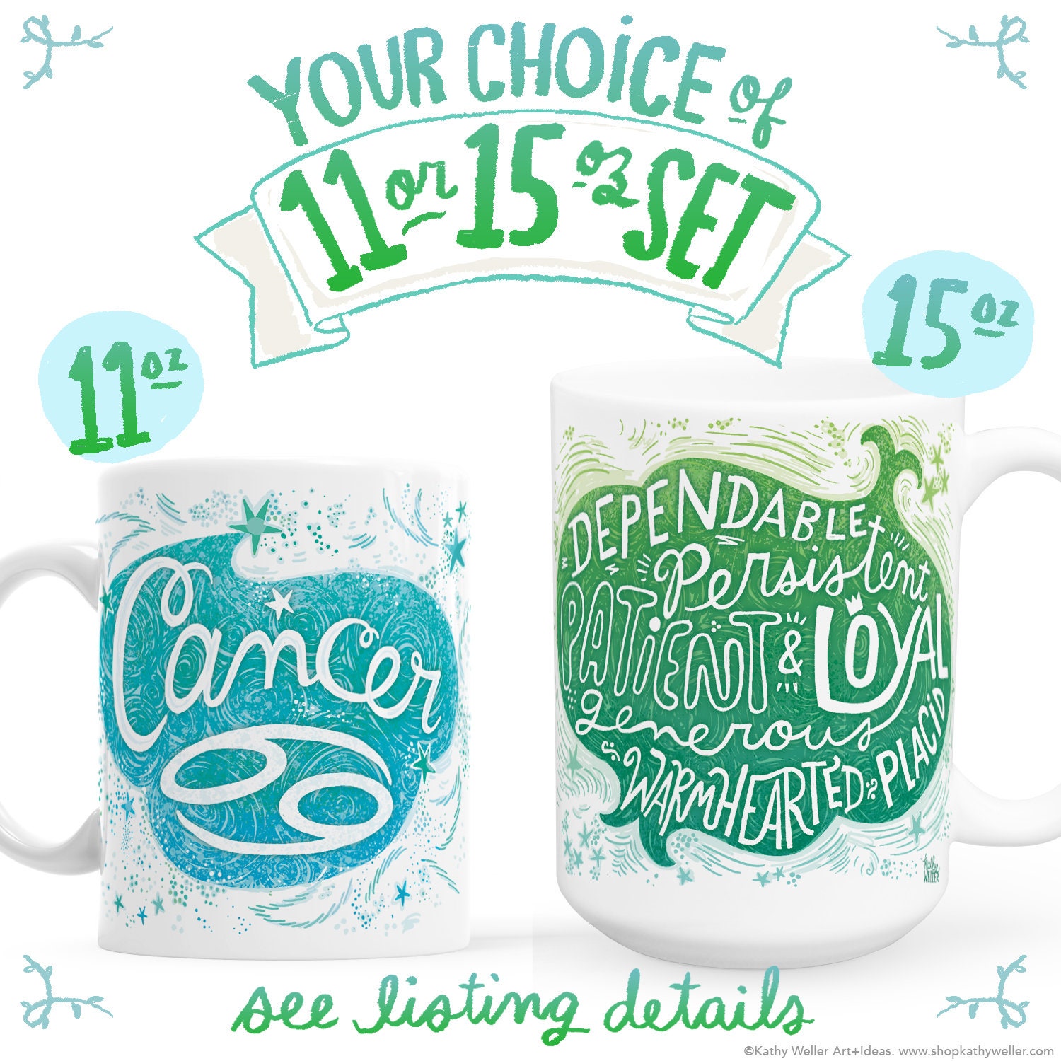 Zodiac Mug Set Couple Mugs Astrology Mugs Star Sign Gift Etsy