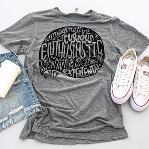 ENFP t-shirt -MBTI personality type t-shirt - Myers Briggs t-shirt - -ENFP personality attributes shirt - Extrovert shirt