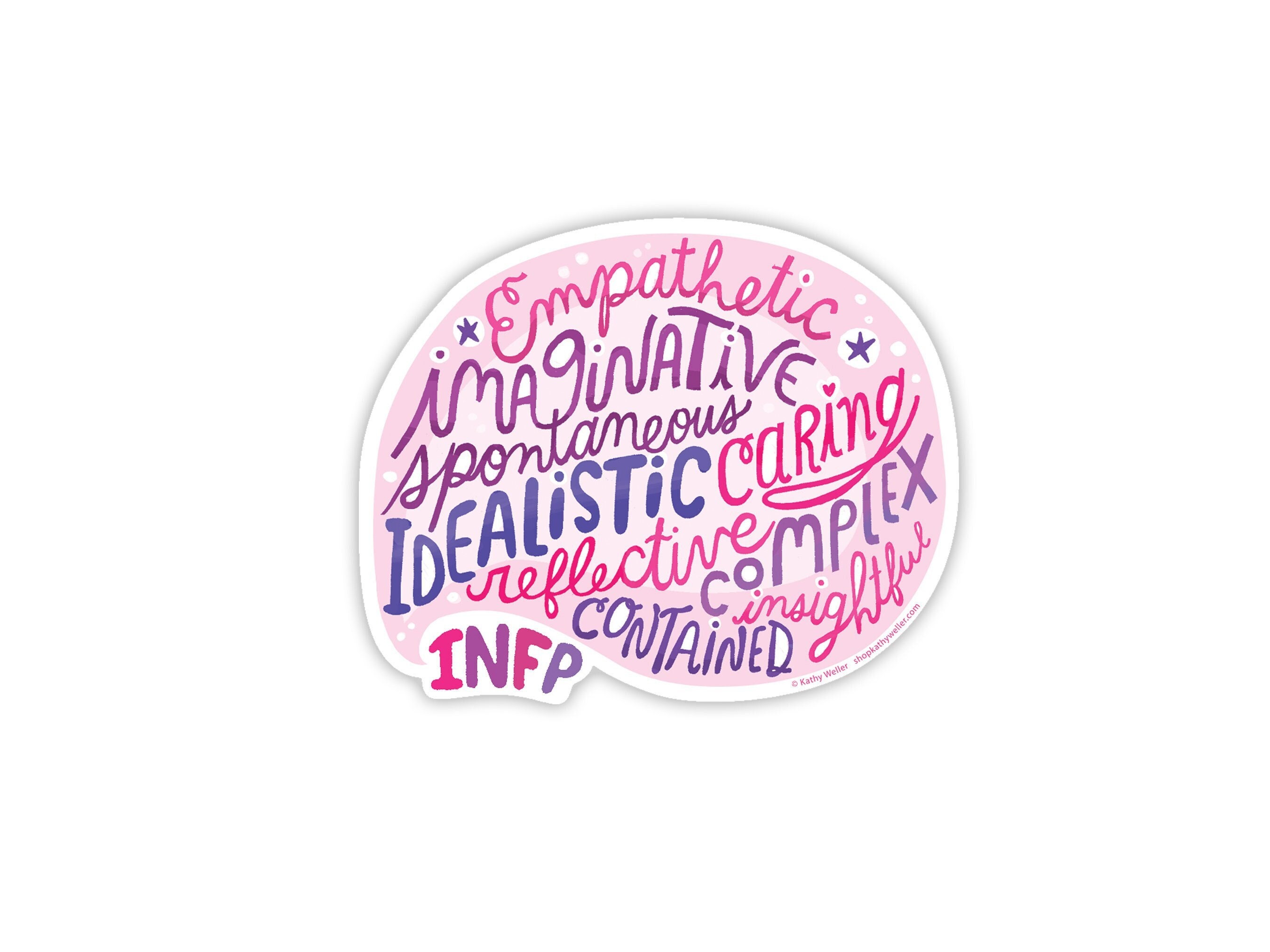 intj - mbti Sticker for Sale by verticalley