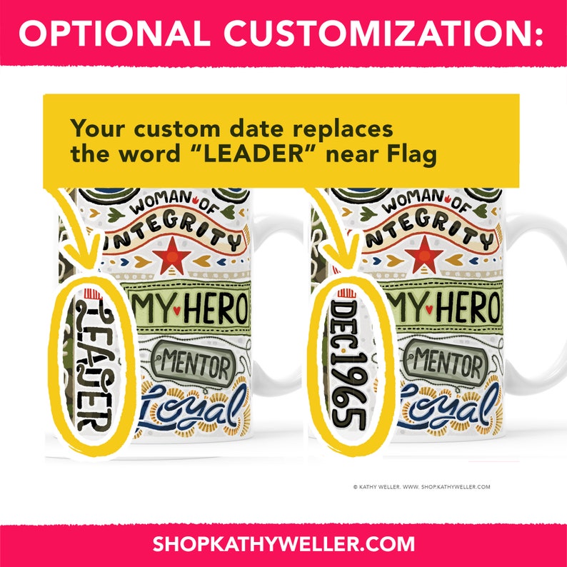 Military Mom, Mom Mug, Service Mom, Personalizable Mug, Army Mom, Personalized Mom Mug, Custom Mother's Day, Customized Mom mug image 7