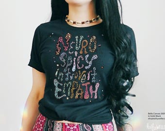 Neurospicy Introvert Empath Shirt - Originales handbeschriftetes Design