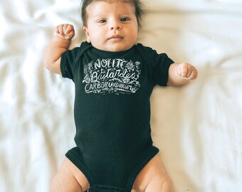 Nolite Te Bastardes Carborundorum Baby Bodysuit - Feminist Baby Bodysuit