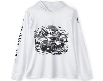 Emballez cet équipement de randonnée - Jeep Print - Sports pour homme Polyester respirant Randonnée, Sac à dos, Sweat à capuche de sport