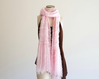 Light Pink Scarf, Pink Soft Scarf Hypoallergenic Scarf for Sensitive Skin Crickets Scarf Womens Clothing Soft Pink Scarf