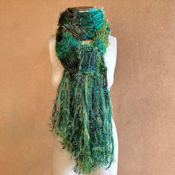 Big Green Scarf for Fairy Enthusiasts. By Stevie Nicks Designer