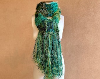 Big Green Scarf for Fairy Enthusiasts. By Stevie Nicks Designer
