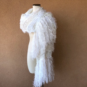 ANTIQUE handmade LACE scarf Wedding Veil bridal ♥️Collectible ISADORA DUNCAN Illustrating the Isadora Duncan inspiration that was  main image 3