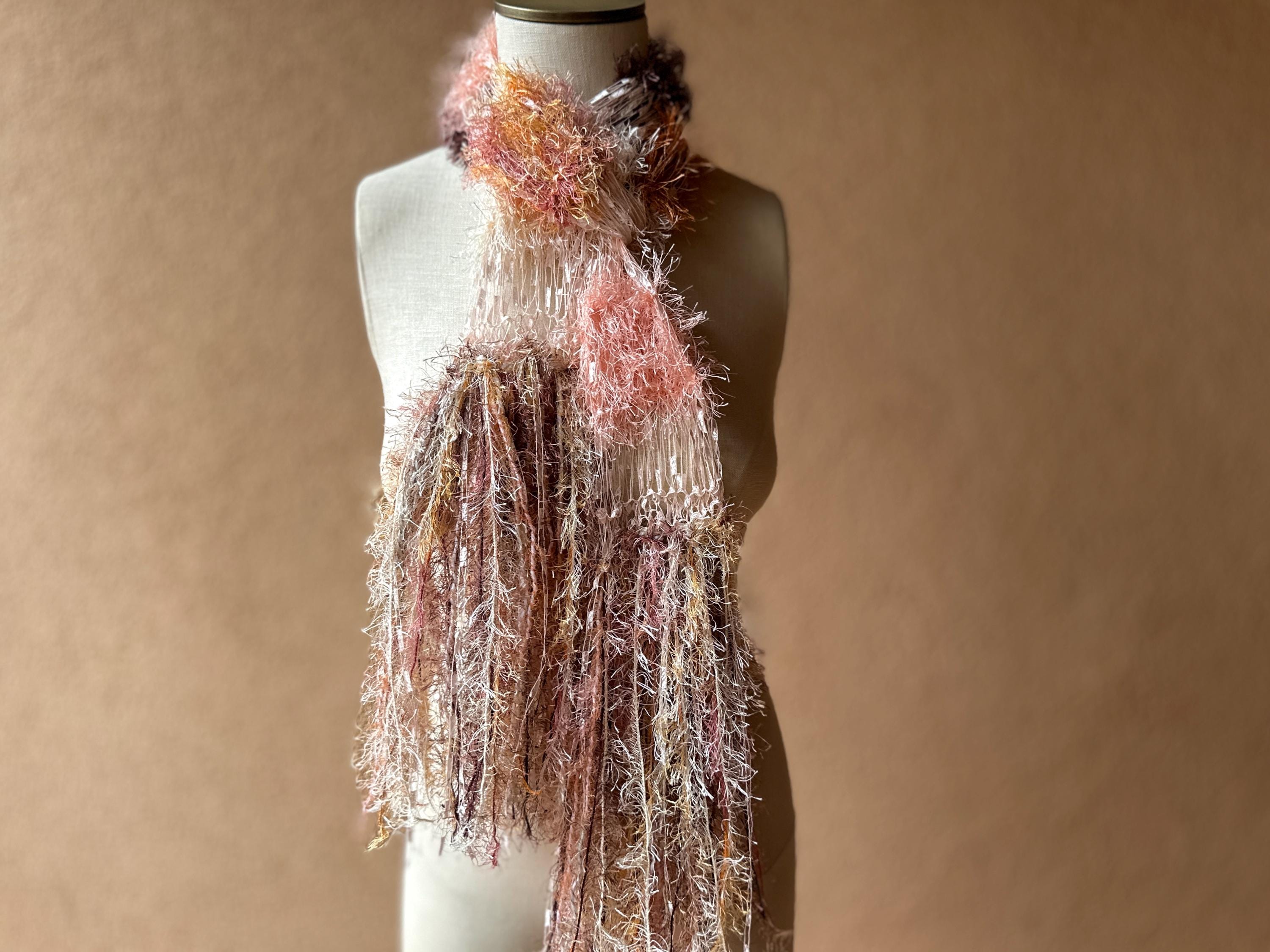 小物 NKNIT boa wave scarf NKNIT boa wave scarf