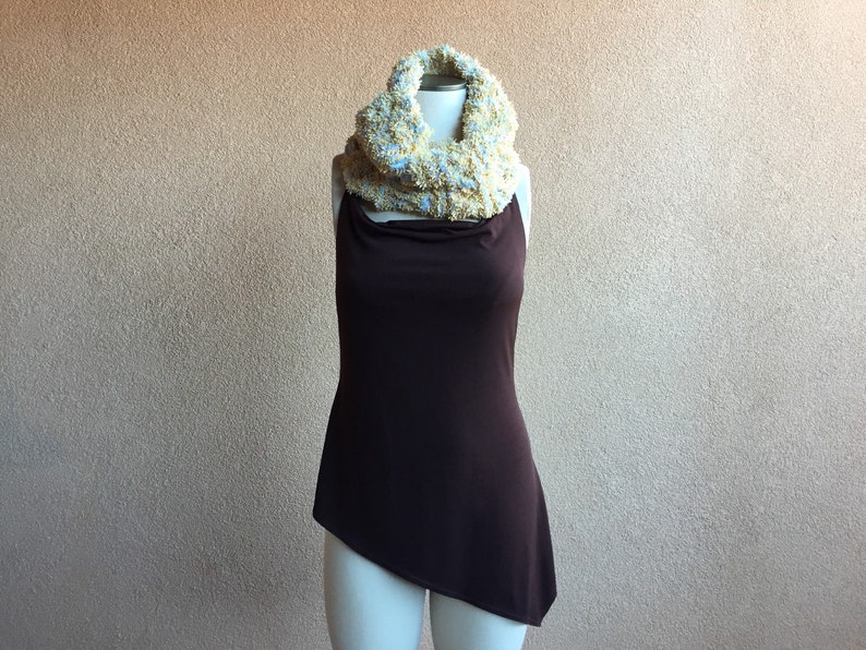 Infinity Scarf Knit Chunky Scarf Neck Gaiter Cozy Scarf Knit Etsy