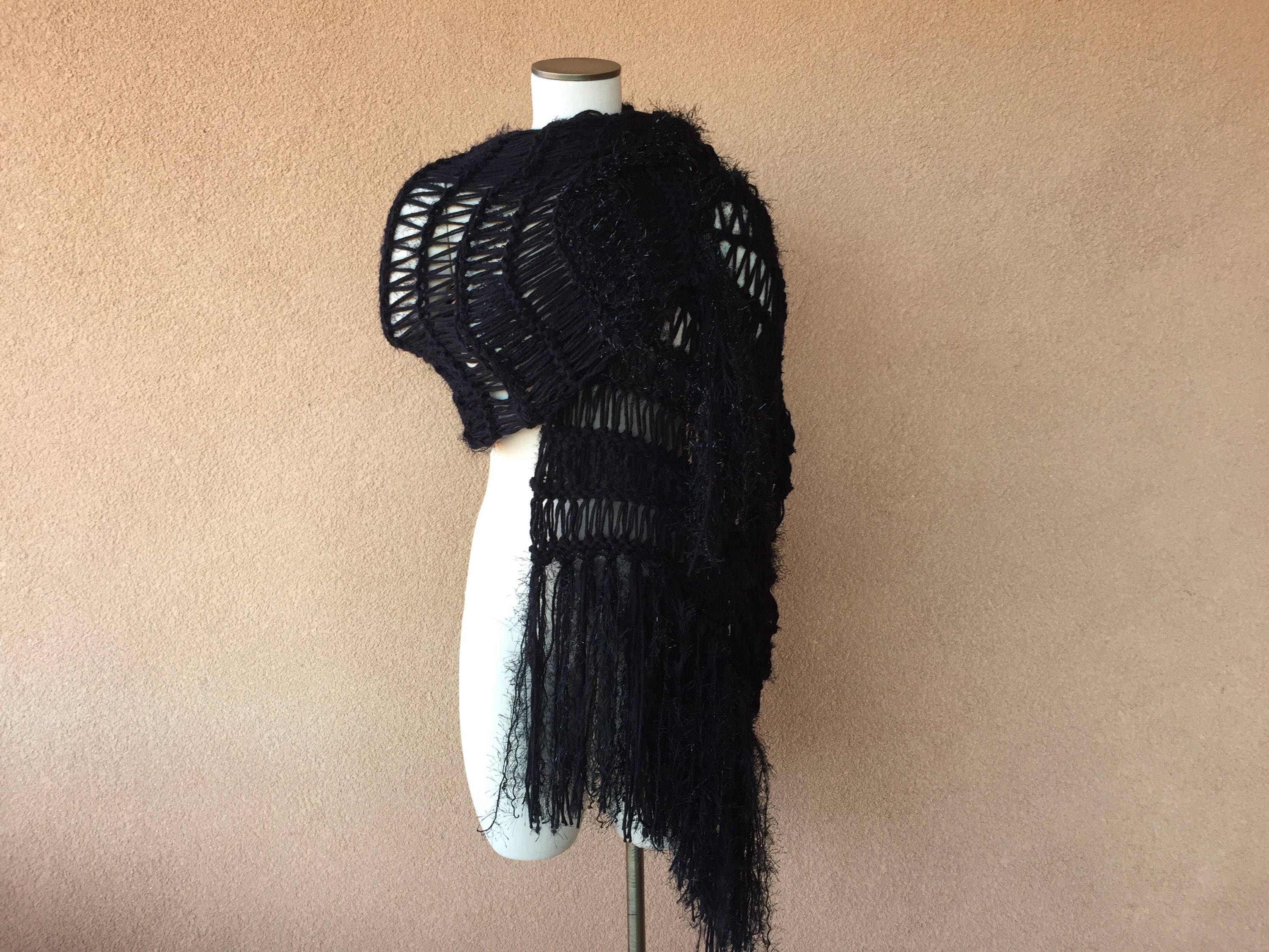 BlackPom Wrap Summer Knit