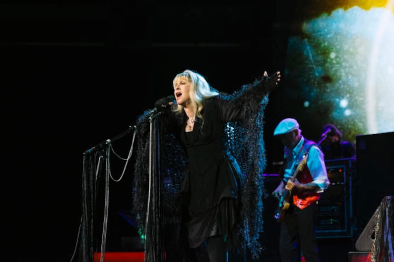 As Worn by Stevie Nicks Shawl, Black Stevie Nicks Clothing for Fleetwood Mac Concert Outfit Stevie Shawl Women Accessories, Black Wrap image 5