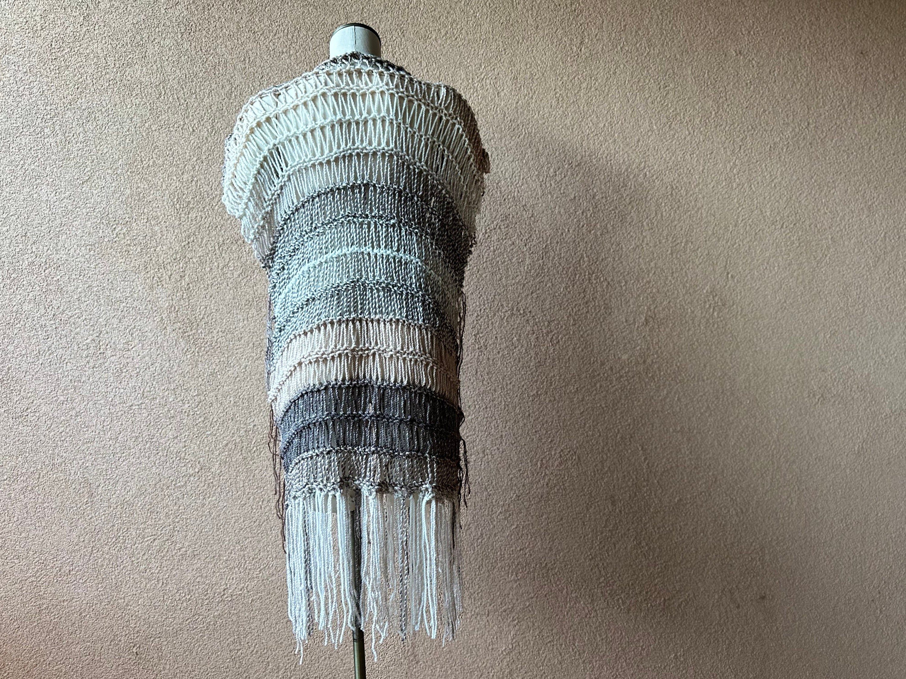 Fringe Knit Vest Etsy Australia
