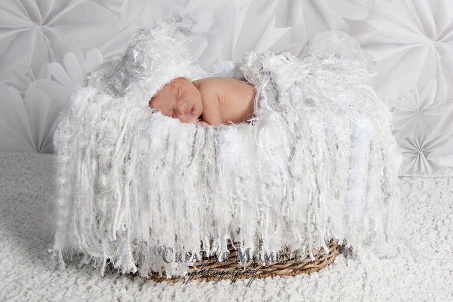 Photography Prop White Blanket Baby Photo Prop Knit Photo Etsy