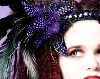 La Plume Headdress by Kambriel ~ One of a Kind Designer Original