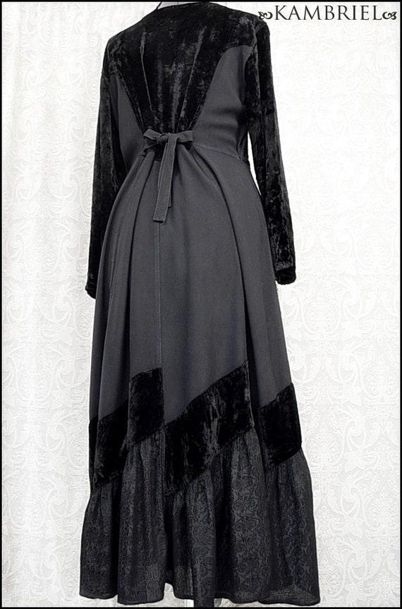 Vintage Deadstock/Unworn 1990s Black Embroidered … - image 6