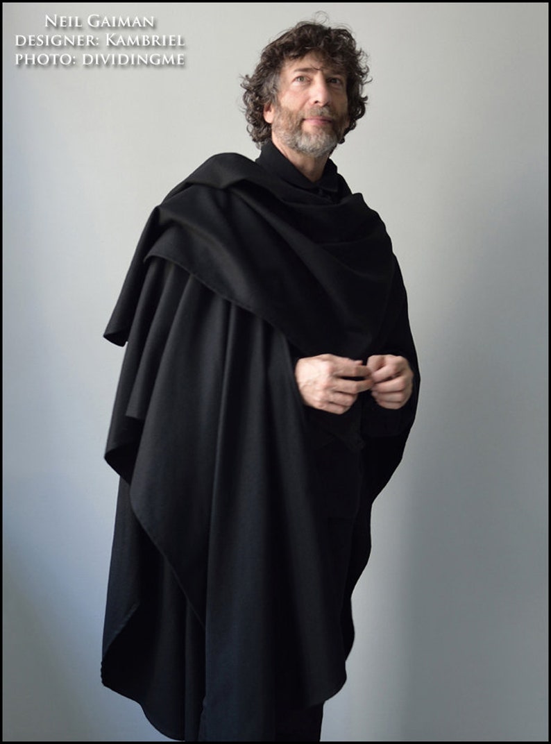 Black Wool Wrap by Kambriel Brand New & Ready to Ship image 6