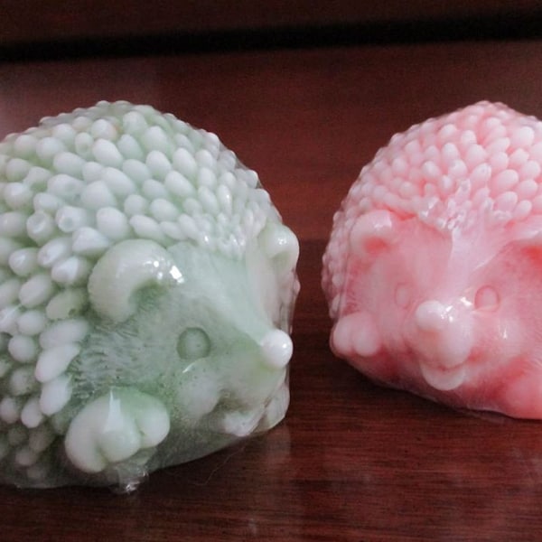 Super Cute Baby Hedgehog Soap. Party gift. Stocking stuffer. Children's soap.