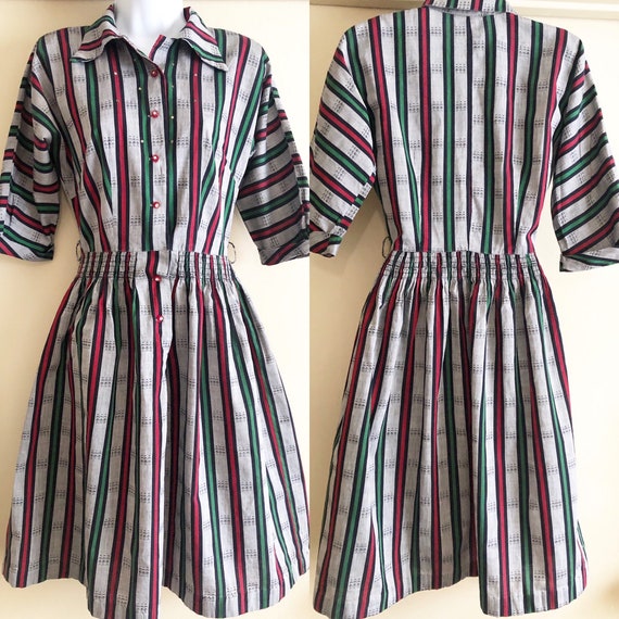 Vintage 60’s Cotton Shirtdress