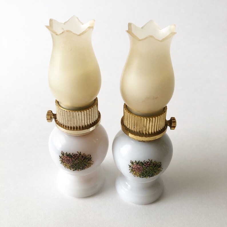 Vintage Avon Mini Oil Lamp Perfume Bottles Etsy
