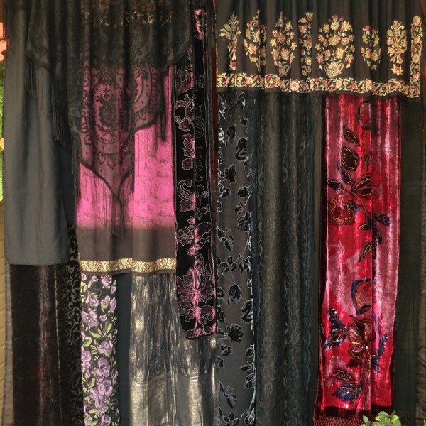 SIGN of the GYPSY QUEEN - Handmade Gypsy Curtains