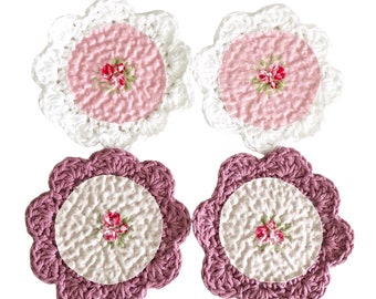 Crocheted Coaster Set