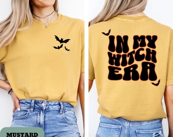 Comfort Colors In My Witch Era Shirt, Witch Era Shirt, In My Era Shirt, In My Era Tee, Comfy Halloween Shirt, Gift for her, Halloween Gift